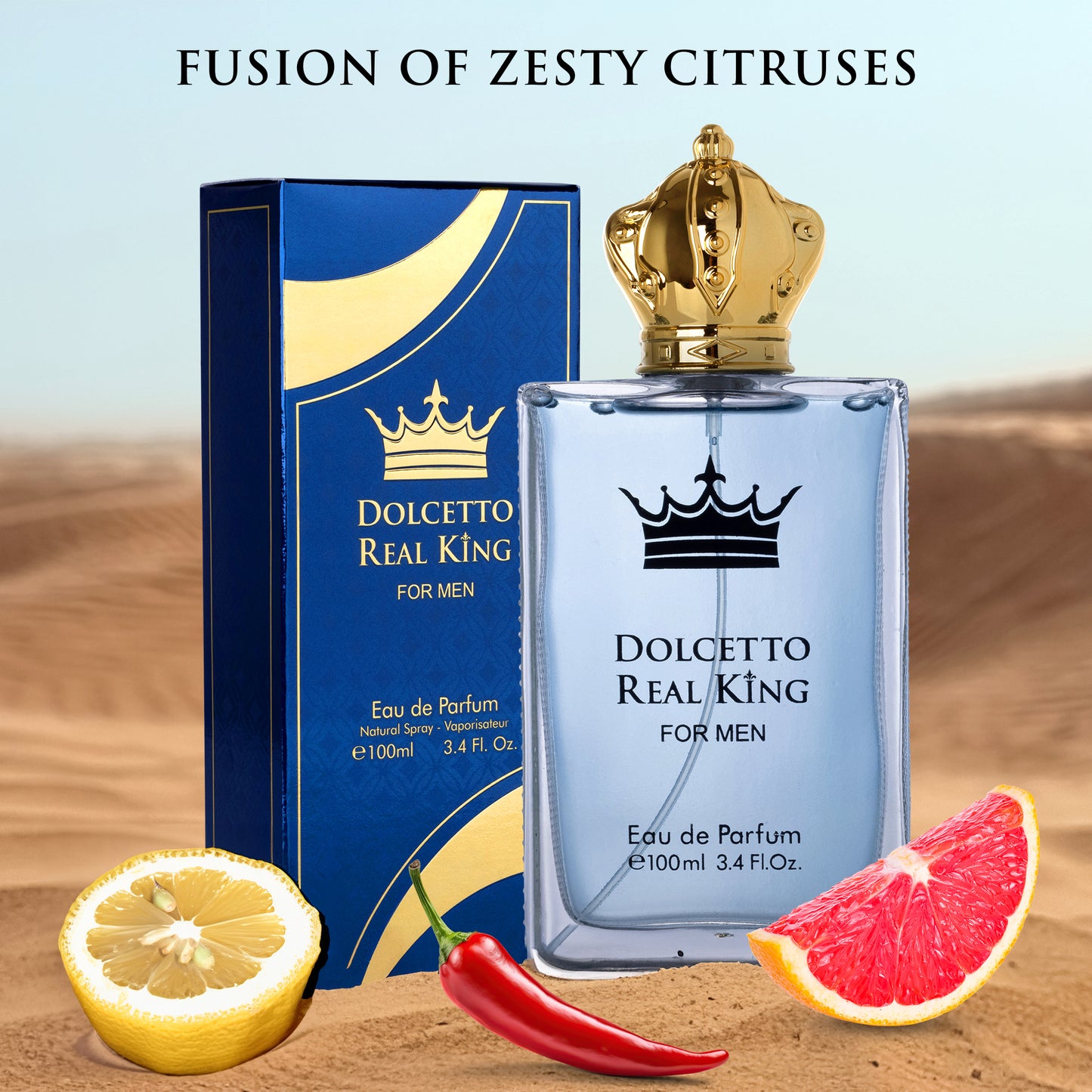 Dolcetto Real King for Men – A Fresh and Regal Fragrance