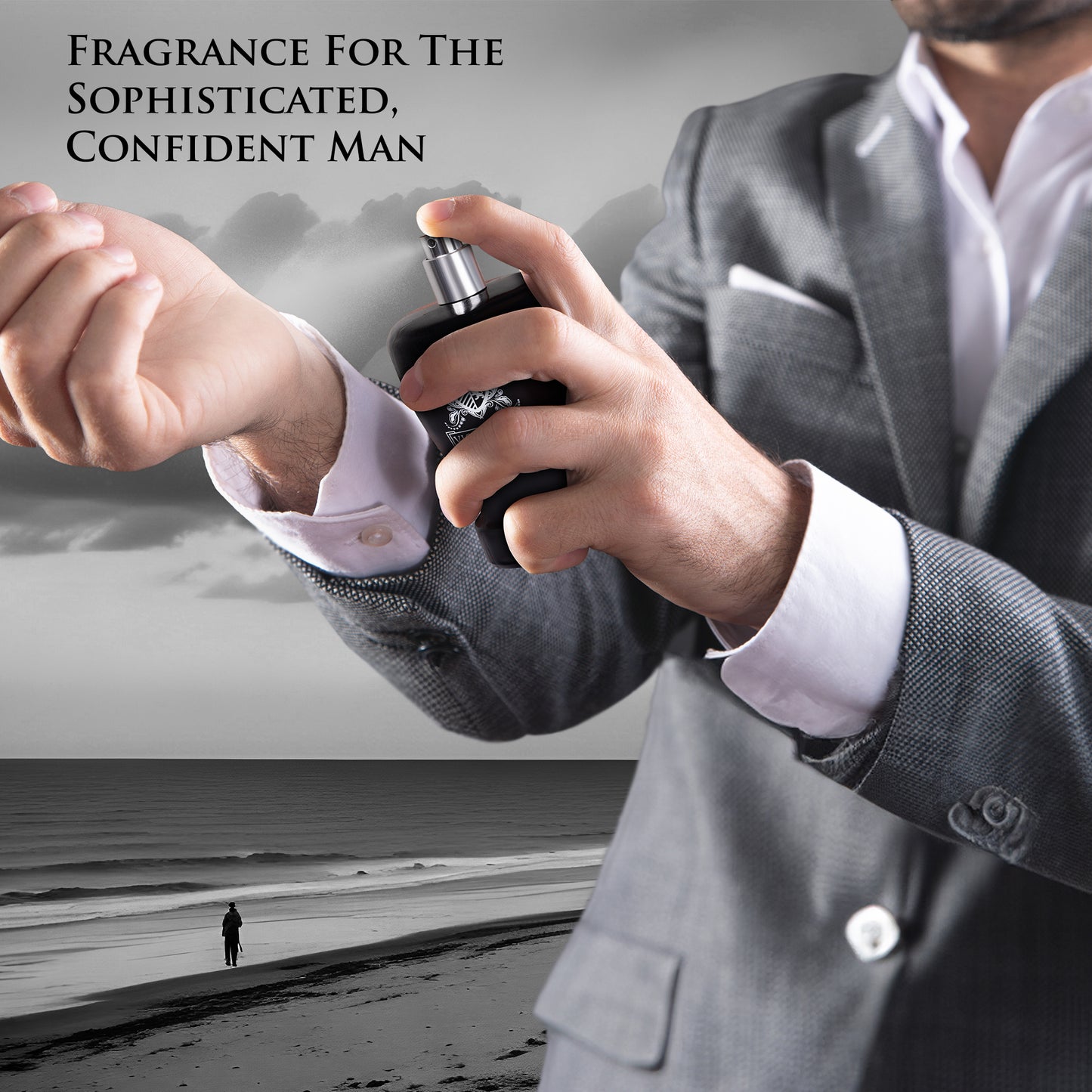 Victorious Black for Men Fragrance - Bold Strength Encased in Elegance