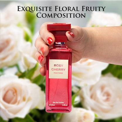 Rosy Cherry for Women - 3.4 oz/100ml Fruity & Sweet Fragrance | Urban Collection