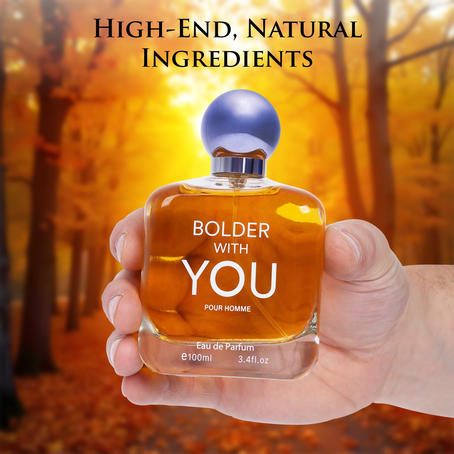 Bolder With You - 3.4 oz / 100ml Warm Vanilla & Chestnut Fragrance for Men | Urban Collection