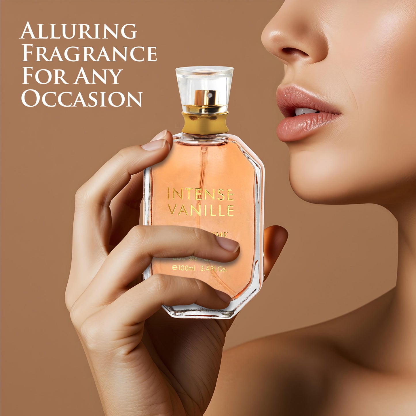 URBAN COLLECTION Intense Vanille for Women Eau De Parfum – Warm Vanilla, Tonka & Amber Woods | Rich & Addictive 100ml Spray in Elegant Paper Box