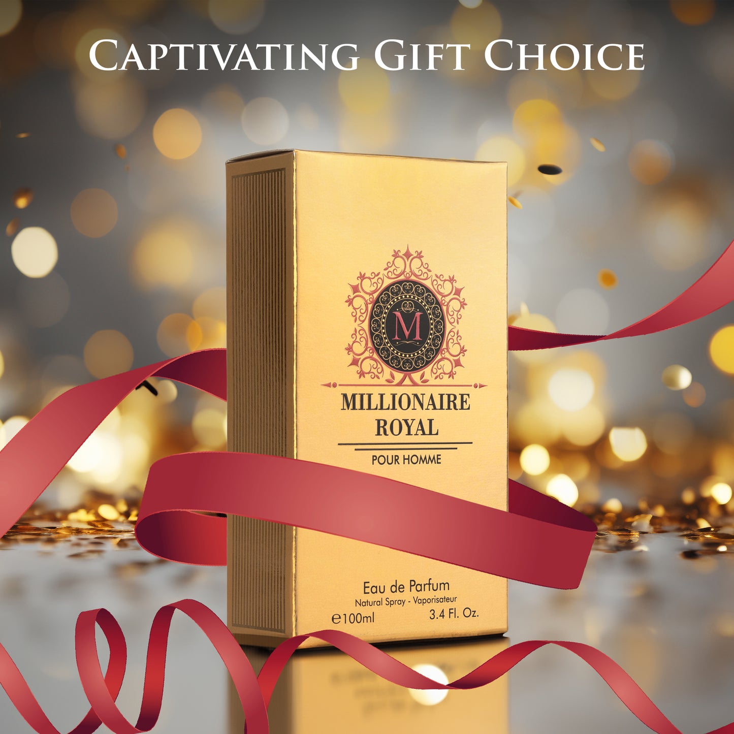 Millionaire Royal for Men - 3.4 oz/100ml Bold Fresh & Woody Perfume | Urban Collection