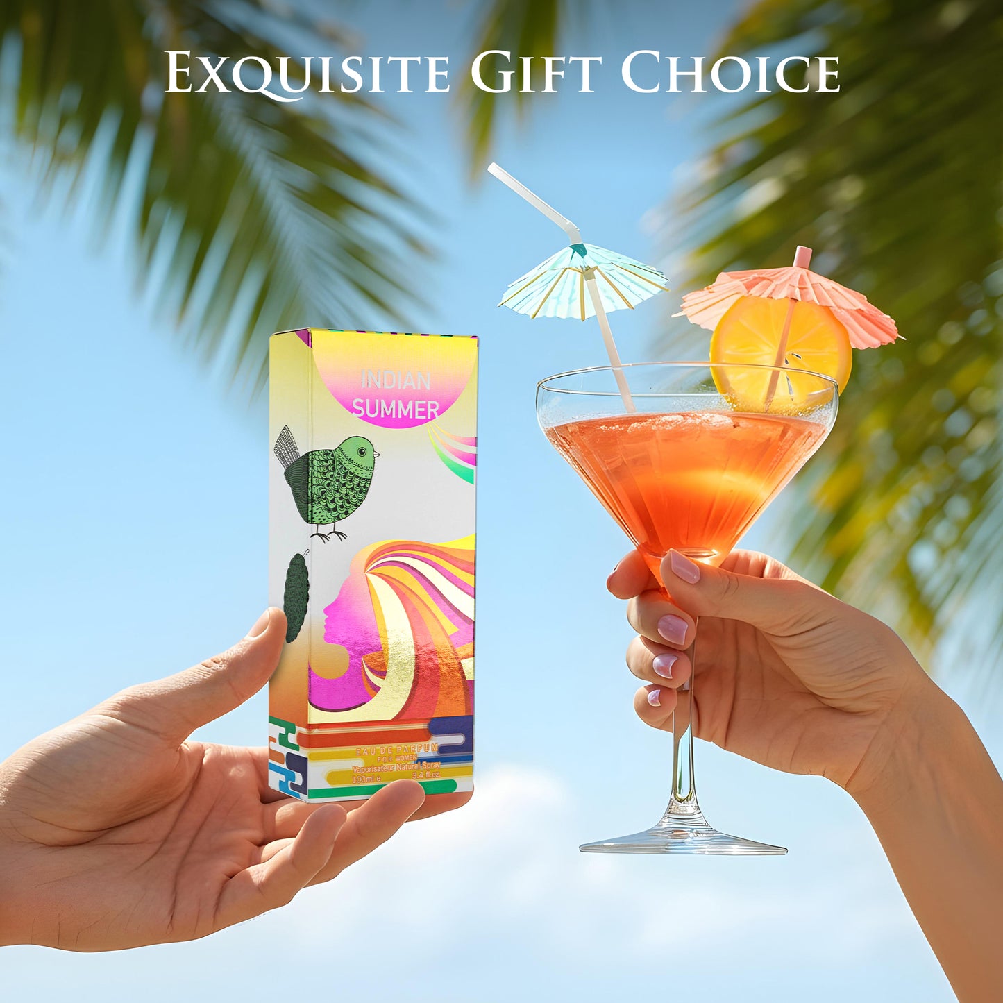 Indian Summer for Women - 3.4 oz/100ml Fruity & Warm Fragrance | Urban Collection