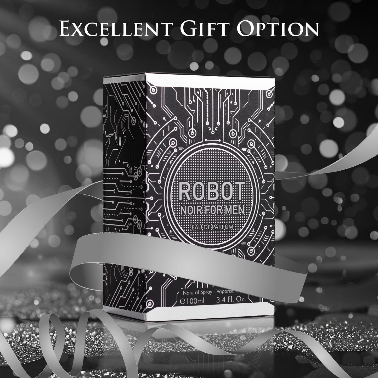 Robot Noir – 3.4 oz / 100ml Fine Mist Body Spray – Earthy & Woody Notes