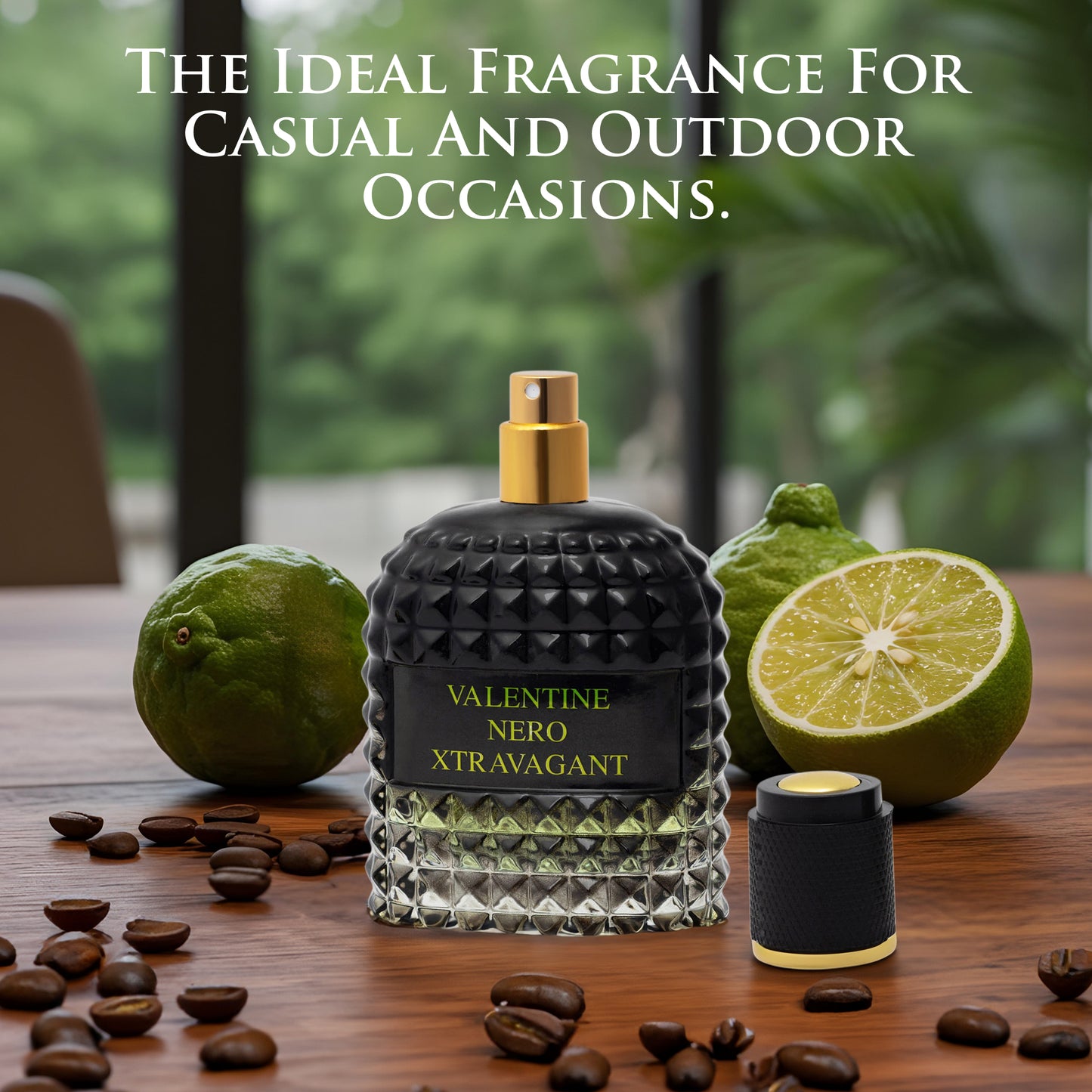 Valentine Nero Xtravagant for Men – 3.4 oz / 100ml Fine Mist Body Spray – Citrus & Elegant Notes