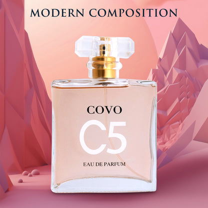 Covo C5 3.4 Oz Perfume for Women - (Formerly Coco C5) Timeless Floral Citrus Scent | Urban Collection