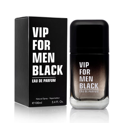 VIP Black for Men – Designer-Inspired Aromatic Fougere Perfume | 3.4 oz/100ml Eau de Parfum | Urban Collection