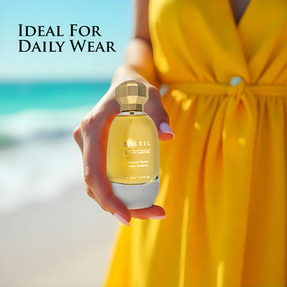 Soleil for Women – Designer-Inspired Warm Gourmand Perfume | 3.4 oz/100ml Eau de Parfum | Urban Collection