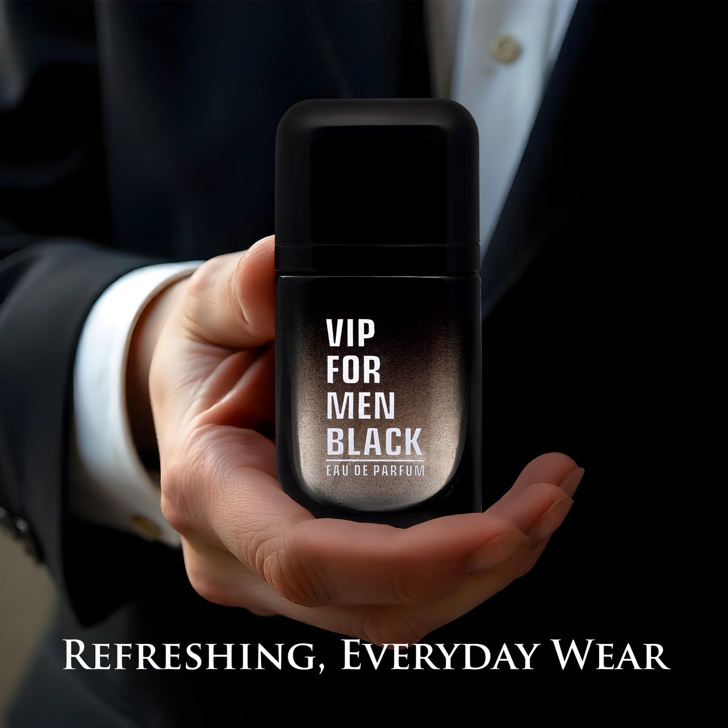 VIP Black for Men – Designer-Inspired Aromatic Fougere Perfume | 3.4 oz/100ml Eau de Parfum | Urban Collection